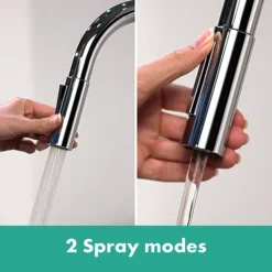 Hansgrohe Cento XL Single Lever Kitchen Mixer With Pull Out Spray 11 Hansgrohe Cento XL Single Lever Kitchen Mixer With Pull Out Spray -Faucet Shop 14803000 d4n