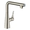 Hansgrohe Metris Select M71 Single Lever Kitchen Mixer 260 - Stainless Steel