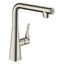 Hansgrohe Metris Select M71 Single Lever Kitchen Mixer 260 - Stainless Steel