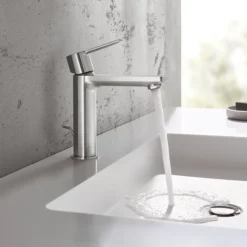 Grohe Lineare Basin Mixer 1/2" S-Size With Push-Open Waste Set -Faucet Shop 23106001 d1