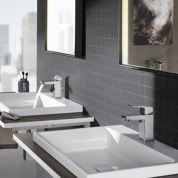 Grohe Eurocube S-Size Mono Basin Mixer With Pop-up Waste 6 Grohe Eurocube S-Size Mono Basin Mixer With Pop-up Waste - Image 6