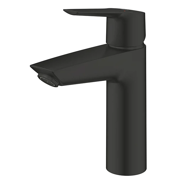 Grohe Start SilkMove ES M-Size Mono Basin Mixer With Push-Open Waste - Matt Black 4 Grohe Start SilkMove ES M-Size Mono Basin Mixer With Push-Open Waste - Matt Black - Image 4