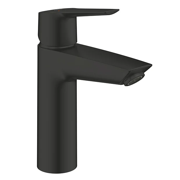 Grohe Start SilkMove ES M-Size Mono Basin Mixer With Push-Open Waste - Matt Black 2 Grohe Start SilkMove ES M-Size Mono Basin Mixer With Push-Open Waste - Matt Black - Image 2