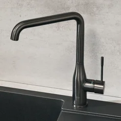 Grohe Essence Kitchen Sink Mixer - Brushed Hard Graphite -Faucet Shop 30269al0 d1