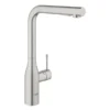 Grohe Essence Kitchen Sink Mixer With Pull Out Spray - SuperSteel
