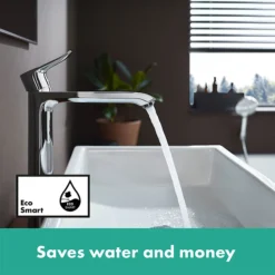 Hansgrohe Metris Single Lever Basin Mixer 260 With Pop-up Waste -Faucet Shop 31082000ai3