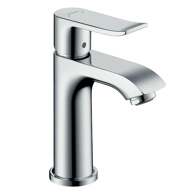 Hansgrohe Metris Cloakroom Single Lever Basin Mixer 100 With Pop-up Waste 2 Hansgrohe Metris Cloakroom Single Lever Basin Mixer 100 With Pop-up Waste - Image 2