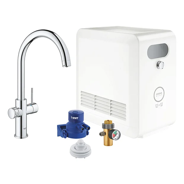 Grohe Blue Professional Duo Starter Kit C-Spout - Chrome 2 Grohe Blue Professional Duo Starter Kit C-Spout - Chrome - Image 2