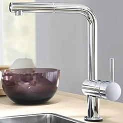 Grohe Minta Touch Electronic Kitchen Sink Mixer With Pull Out Spray - Chrome -Faucet Shop 31360001 d1