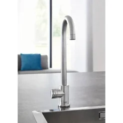 Grohe High C-Spout Mono Blue Home Starter Kit - Stainless Steel -Faucet Shop 31498000 d2