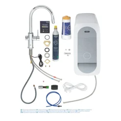 Grohe Blue Home Duo Starter Kit C-Spout With Pull-Out Spray - Chrome 11 Grohe Blue Home Duo Starter Kit C-Spout With Pull-Out Spray - Chrome -Faucet Shop 31541000 d3