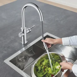 Grohe Blue Home Duo Starter Kit C-Spout With Pull-Out Spray - Chrome 10 Grohe Blue Home Duo Starter Kit C-Spout With Pull-Out Spray - Chrome -Faucet Shop 31541000 d4