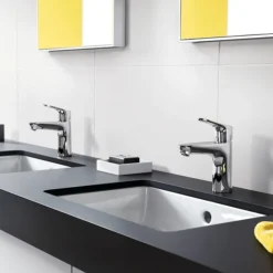 Hansgrohe Focus Single Lever Basin Mixer 100 With Pop-up Waste