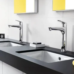 Hansgrohe Focus Single Lever Basin Mixer 190 With Pop-up Waste -Faucet Shop 31608000 d2