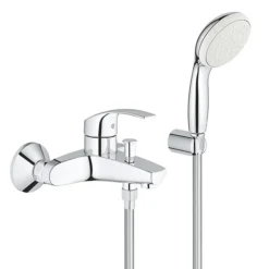 Grohe Eurosmart Wall Mounted Bath Shower Mixer And Kit