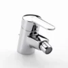 Roca Victoria V2 Chrome Bidet Mixer With Pop-up Waste