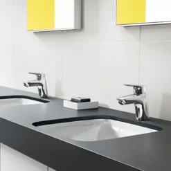 Hansgrohe Logis Single Lever Basin Mixer 70 With Pop-up Waste -Faucet Shop 71070000 d2 1