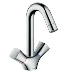 Hansgrohe Logis 2-Handle Basin Mixer 150 Without Waste