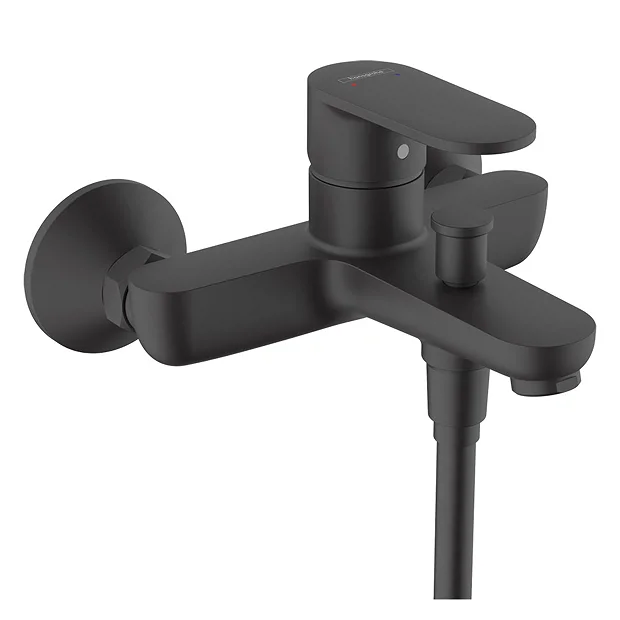 Hansgrohe Vernis Blend Exposed Single Lever Bath Shower Mixer - Matt Black 2 Hansgrohe Vernis Blend Exposed Single Lever Bath Shower Mixer - Matt Black - Image 2