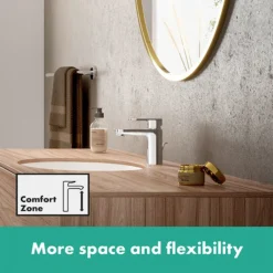 Hansgrohe Vernis Blend Single Lever Basin Mixer 100 With Pop-up Waste -Faucet Shop 71559000ai2