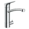 Hansgrohe Logis M31 Single Lever Kitchen Mixer 220 With Shut-Off Valve