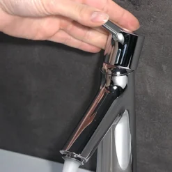 Hansgrohe Talis S Single Lever Basin Mixer 100 With Pop-up Waste -Faucet Shop 72020000 d1