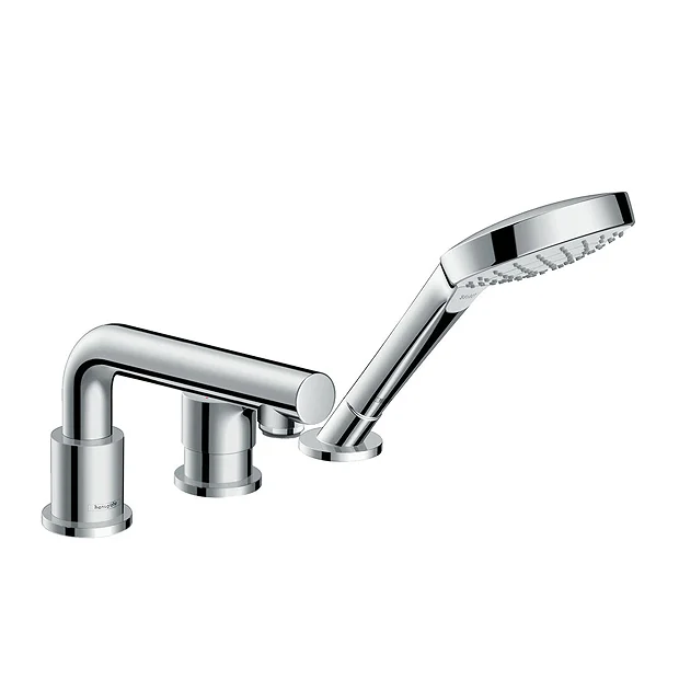 Hansgrohe Talis S 3-Hole Deck Mounted Single Lever Bath Mixer 1 Hansgrohe Talis S 3-Hole Deck Mounted Single Lever Bath Mixer