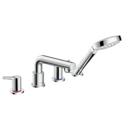 Hansgrohe Talis S 4-hole Deck Mounted Bath Mixer For Secuflex