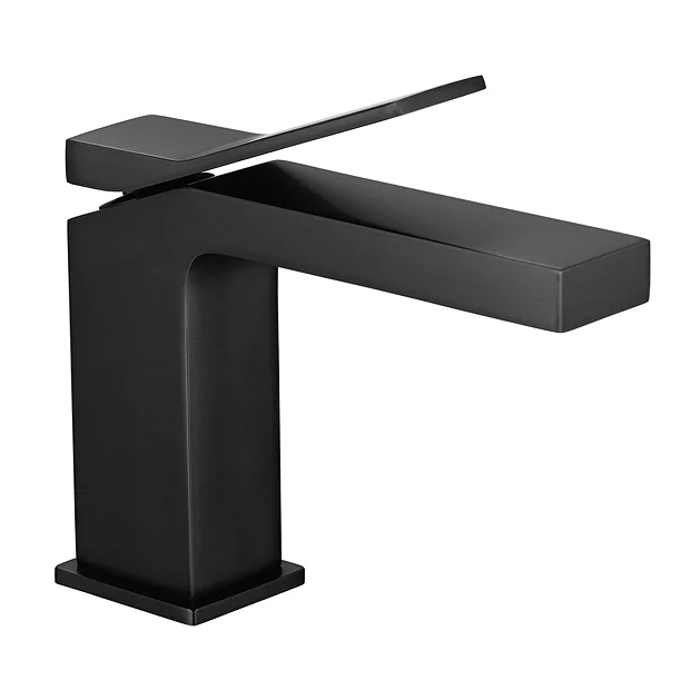 Arezzo Leva Mono Basin Mixer Tap Matt Black 2 Arezzo Leva Mono Basin Mixer Tap Matt Black - Image 2