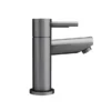 Arezzo Round Gunmetal Grey Bath Filler Tap
