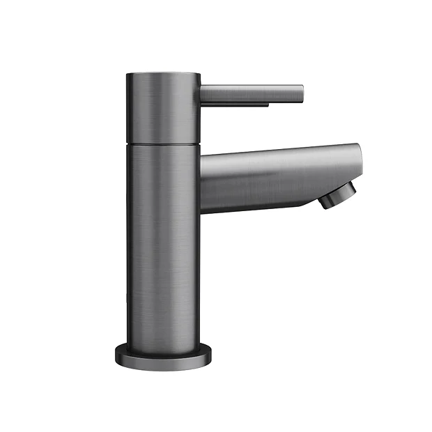 Arezzo Round Gunmetal Grey Bath Filler Tap 1 Arezzo Round Gunmetal Grey Bath Filler Tap