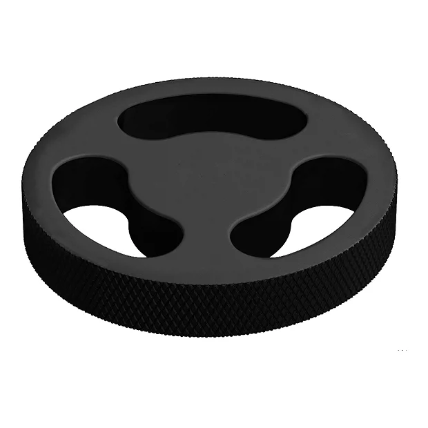 Arezzo Matt Black Industrial Style Side Tap Head Basin Mixer 3 Arezzo Matt Black Industrial Style Side Tap Head Basin Mixer - Image 3