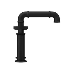 Arezzo Matt Black Industrial Style Bath Filler -Faucet Shop azisbk03 n d3