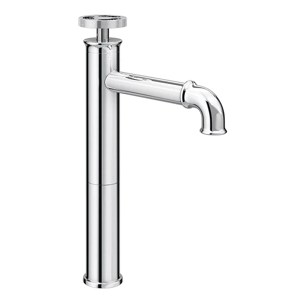 Arezzo Chrome Industrial Style High Rise Basin Mixer 2 Arezzo Chrome Industrial Style High Rise Basin Mixer - Image 2