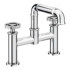 Arezzo Chrome Industrial Style Bath Filler -Faucet Shop azisch03d2