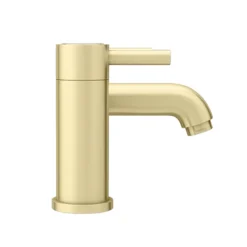 Arezzo Round Brushed Brass Bath Filler Tap 8 Arezzo Round Brushed Brass Bath Filler Tap -Faucet Shop azrbfbb d2