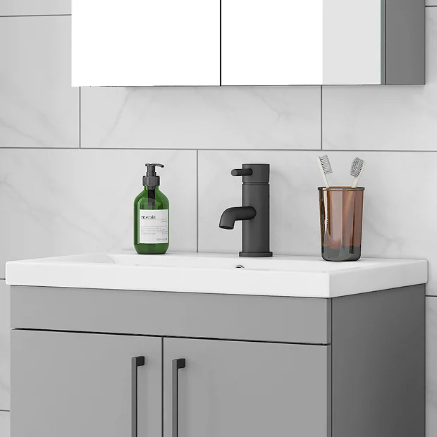 Arezzo Round Matt Black Tap Package (Bath + Basin Tap) 6 Arezzo Round Matt Black Tap Package (Bath + Basin Tap) - Image 6