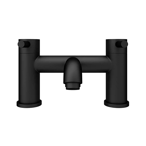 Arezzo Round Matt Black Tap Package (Bath + Basin Tap) 1 Arezzo Round Matt Black Tap Package (Bath + Basin Tap)