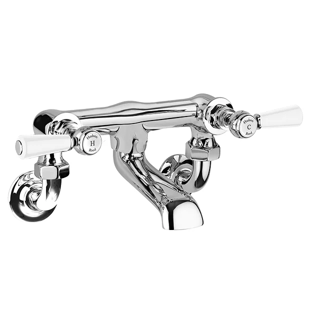 Hudson Reed Topaz Lever Wall Mounted Bath Filler 1 Hudson Reed Topaz Lever Wall Mounted Bath Filler