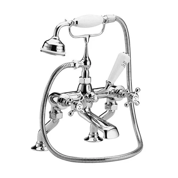 Hudson Reed Topaz Bath Shower Mixer With Extended Leg Set - Chrome 3 Hudson Reed Topaz Bath Shower Mixer With Extended Leg Set - Chrome - Image 3