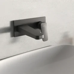 Ideal Standard Ceraplan Silk Black Single Lever Wall Mounted Basin Mixer