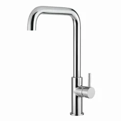 BagnoDesign M-Line Chrome Kitchen Sink Mixer With Swivel Spout