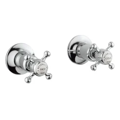 Crosswater - Belgravia Crosshead Wall Stop Taps