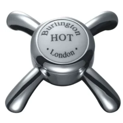 Burlington Anglesey Regent - Bidet Mixer With Pop Up Waste