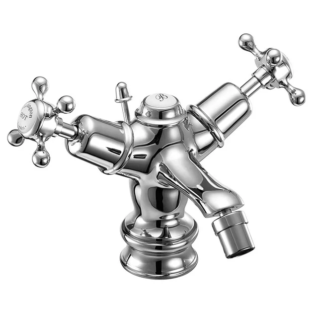Burlington Claremont Regent With Pop Up Waste - Bidet Mixer 1 Burlington Claremont Regent With Pop Up Waste - Bidet Mixer