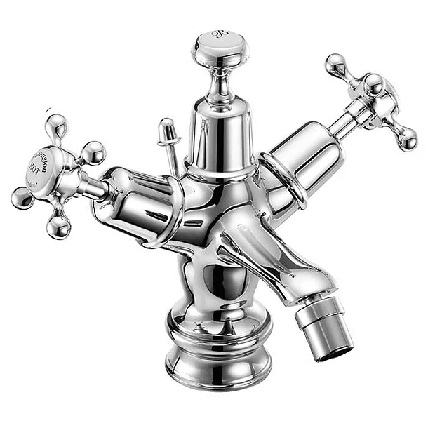 Burlington Claremont Regent With Pop Up Waste - Bidet Mixer 2 Burlington Claremont Regent With Pop Up Waste - Bidet Mixer - Image 2