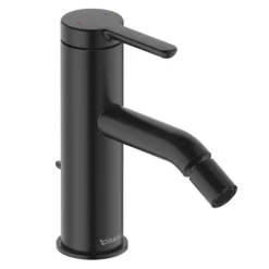 Duravit C.1 Single Lever Bidet Mixer With Pop-up Waste - Matt Black