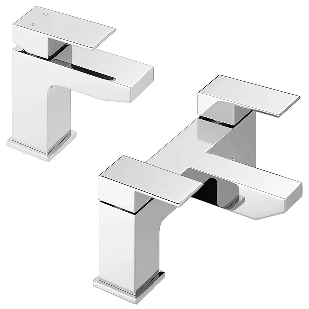 Cast Modern Bathroom Tap Package (Bath + Basin Tap) 2 Cast Modern Bathroom Tap Package (Bath + Basin Tap) - Image 2