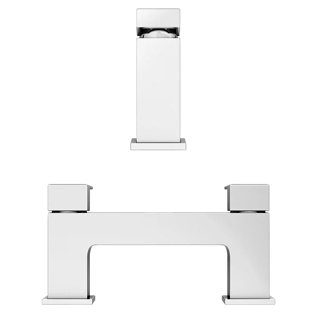 Cast Modern Bathroom Tap Package (Bath + Basin Tap) 1 Cast Modern Bathroom Tap Package (Bath + Basin Tap)