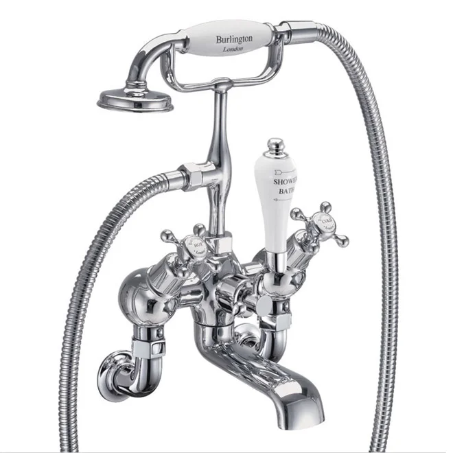 Burlington Claremont Angled Wall Mounted Bath/Shower Mixer 2 Burlington Claremont Angled Wall Mounted Bath/Shower Mixer - Image 2
